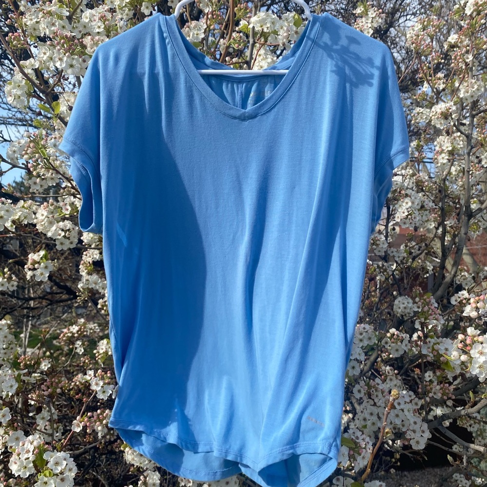 Light Blue Exercise Top